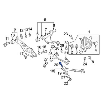 Kia OE - Upper Inner Suspension Control Arm Bolt