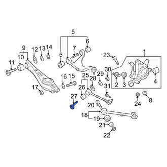 Kia OE - Rear Lower Alignment Camber Adjusting Eccentric Bolt
