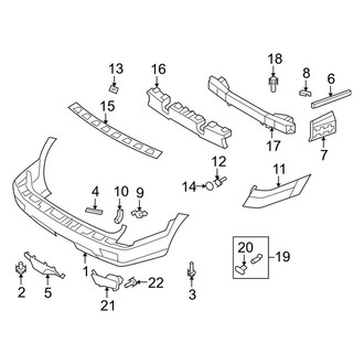 Kia OE - Rear Bumper - Bumper & Components