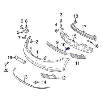 Kia OE - Lower Grille Screw