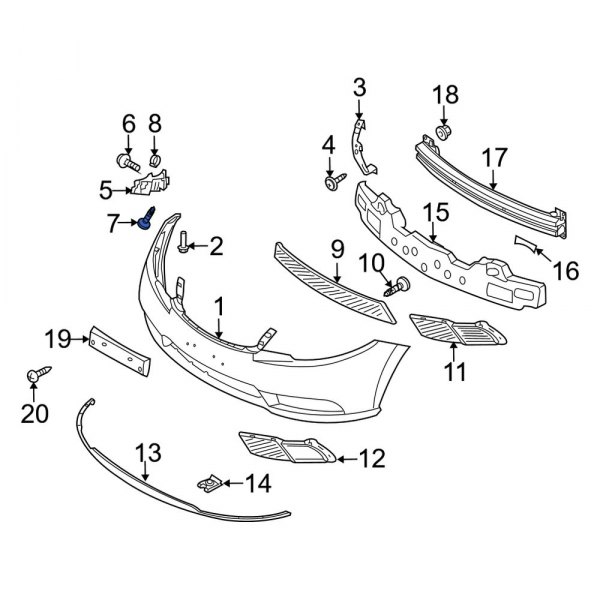 Bumper Cover Screw