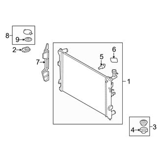 Kia OE - Cooling - Radiator & Components (2.0L)