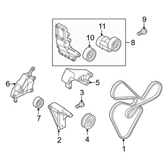 Kia OE - Cooling - Belts & Pulleys (2.0L)