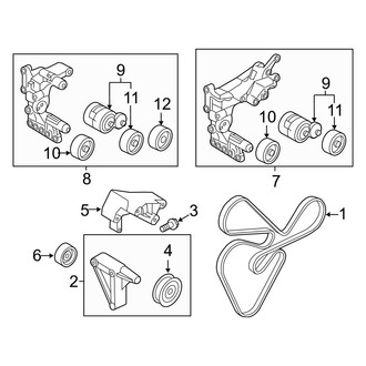 Kia OE - Cooling - Belts & Pulleys (2.0L)