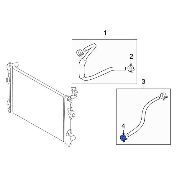 Transmission Oil Cooler Line Clamp