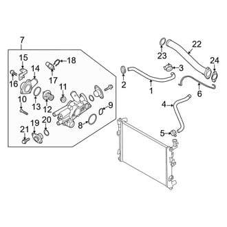 Kia OE - Cooling - Hoses & Lines