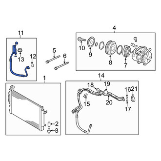 Kia OE - A/C Refrigerant Hose