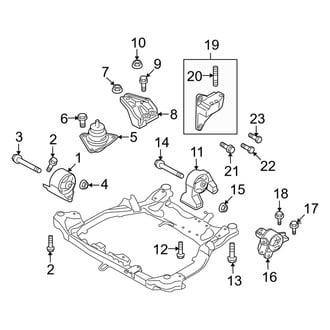 Kia OE - Engine / Transaxle - Engine & Transmission Mounting (2.0L)