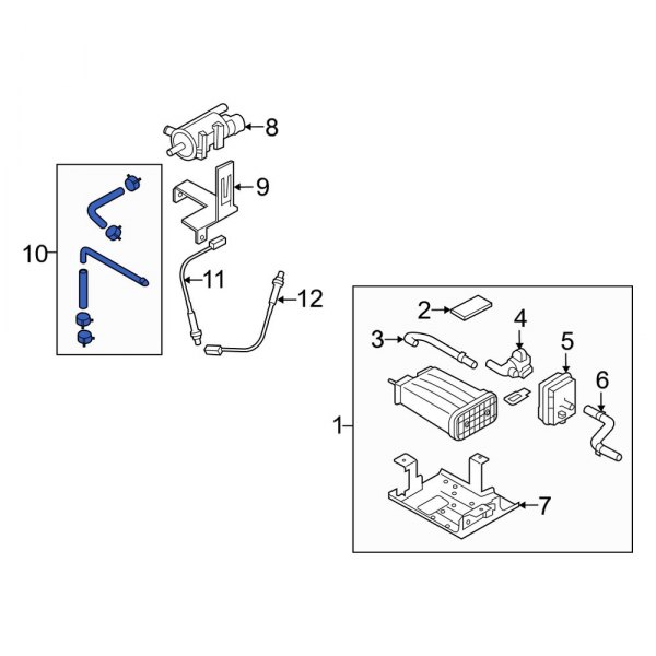 Evaporative Emissions System Lines