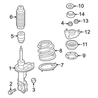 Kia OE - Front Suspension - Struts & Components