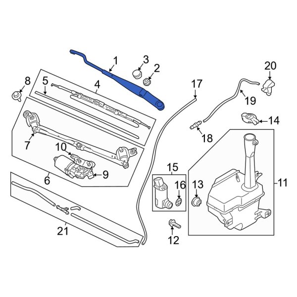 Windshield Wiper Arm