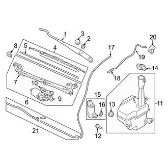 Kia OE - Windshield - Wiper & Washer Components