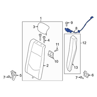 Kia OE - Rear Left Folding Seat Latch