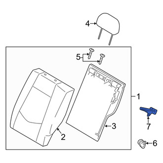 Kia OE - Folding Seat Lock Striker