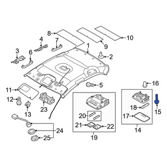Kia OE - Dome Light Screw