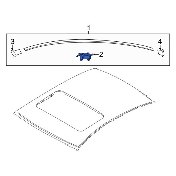 Roof Molding Clip