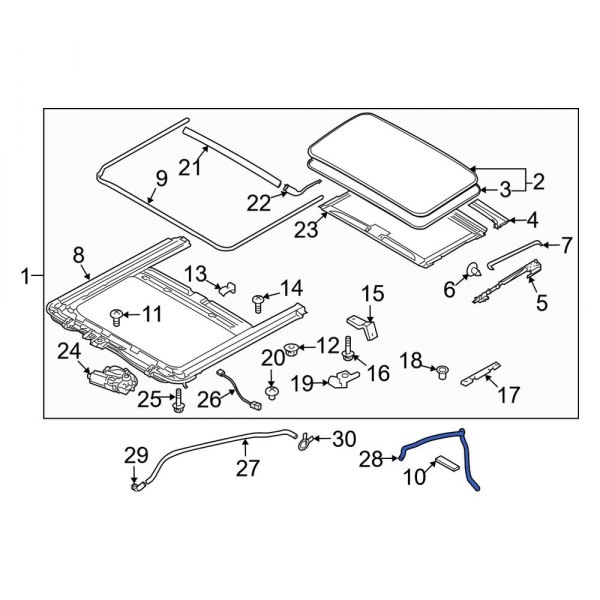 Sunroof Drain Hose