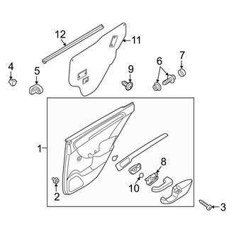 Kia OE - Rear Door - Interior Trim (W/O Power Windows)