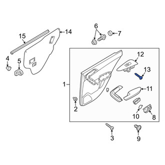 Kia OE - Door Window Switch Screw