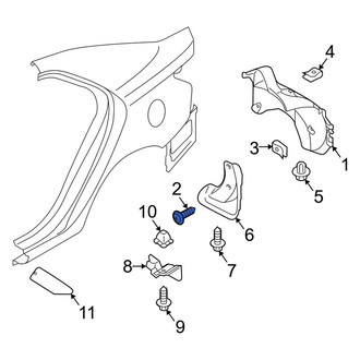 Kia OE - Rocker Panel Molding Screw