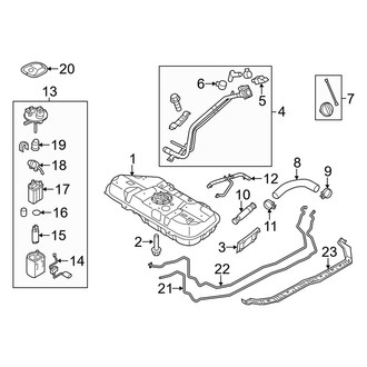 Kia OE - Fuel System Components (Federal Emissions), (EX / LX / SX)