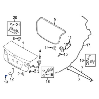 Kia OE - Door Applique Screw