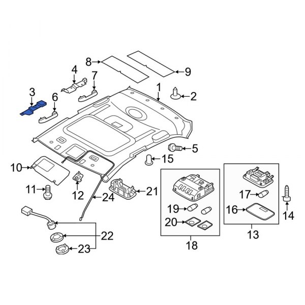 Interior Grab Bar Bracket