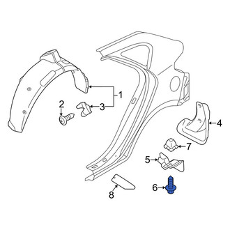 Kia OE - Stone Deflector Screw