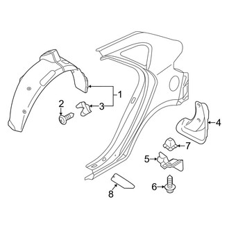 Kia OE - Quarter Panel - Exterior Trim (Hatchback)