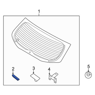Kia OE - Back Glass Spacer