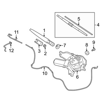 Kia OE - Lift Gate - Wiper & Washer Components (Hatchback)