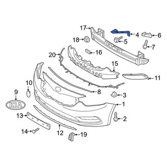 Kia OE - Front Right Bumper Guide