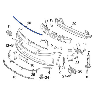 Kia OE - Front Bumper Cover Spacer Panel