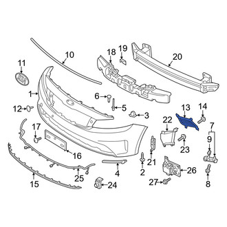 Kia OE - Front Left Fog Light Trim