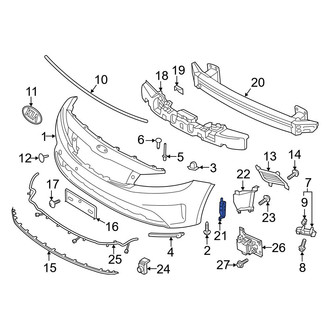 Kia OE - Front Left Radiator Support Air Duct