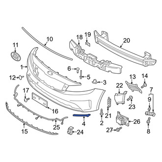 Kia OE - Front Left Bumper Guide