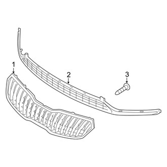 Kia OE - Front Bumper & Grille - Grille & Components