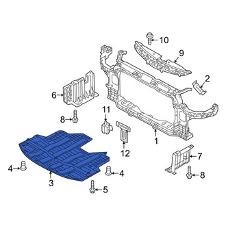 Kia OE - Front Radiator Support Splash Shield