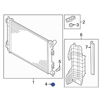 Kia OE - Lower Radiator Insulator