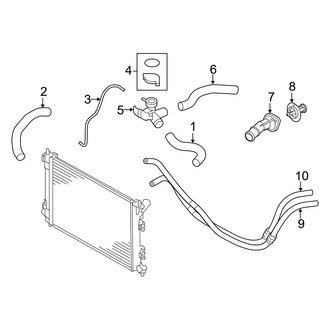 Kia OE - Cooling - Hoses & Lines (1.8L)