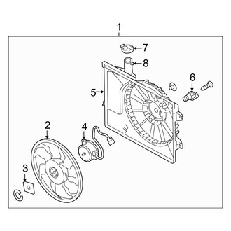 Kia OE - Cooling Fan (1.8L)