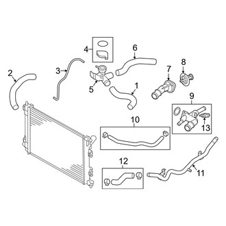 Kia OE - Cooling - Hoses & Lines