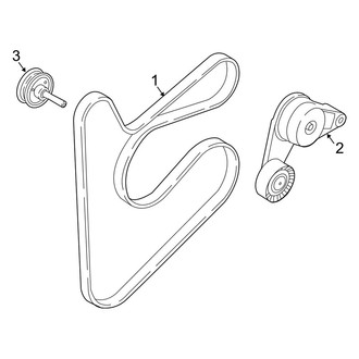 Kia OE - Cooling - Belts & Pulleys (EX / LX / S Sedan)