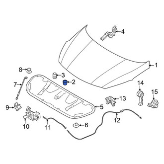 Kia OE - Front Outer Hood Stop Buffer