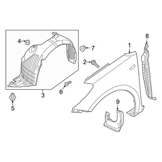 Kia OE - Fender & Components (Sedan)