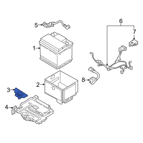 Battery Hold Down