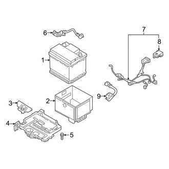 Kia OE - Electrical - Battery (EX / LX / S Sedan)