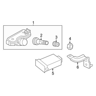 Kia OE - Electrical - Tire Pressure Monitor Components (EX / LX)