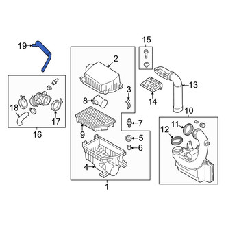 Kia OE - PCV Valve Hose