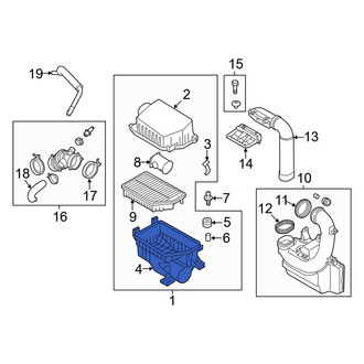 Kia Forte Air Filter Boxes & Parts – CARiD